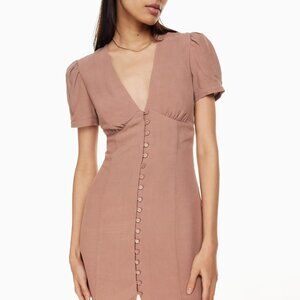 Aritzia Sandrine Dress in Chocolate Sorbet Size 4
